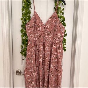 Pink Floral Dress
